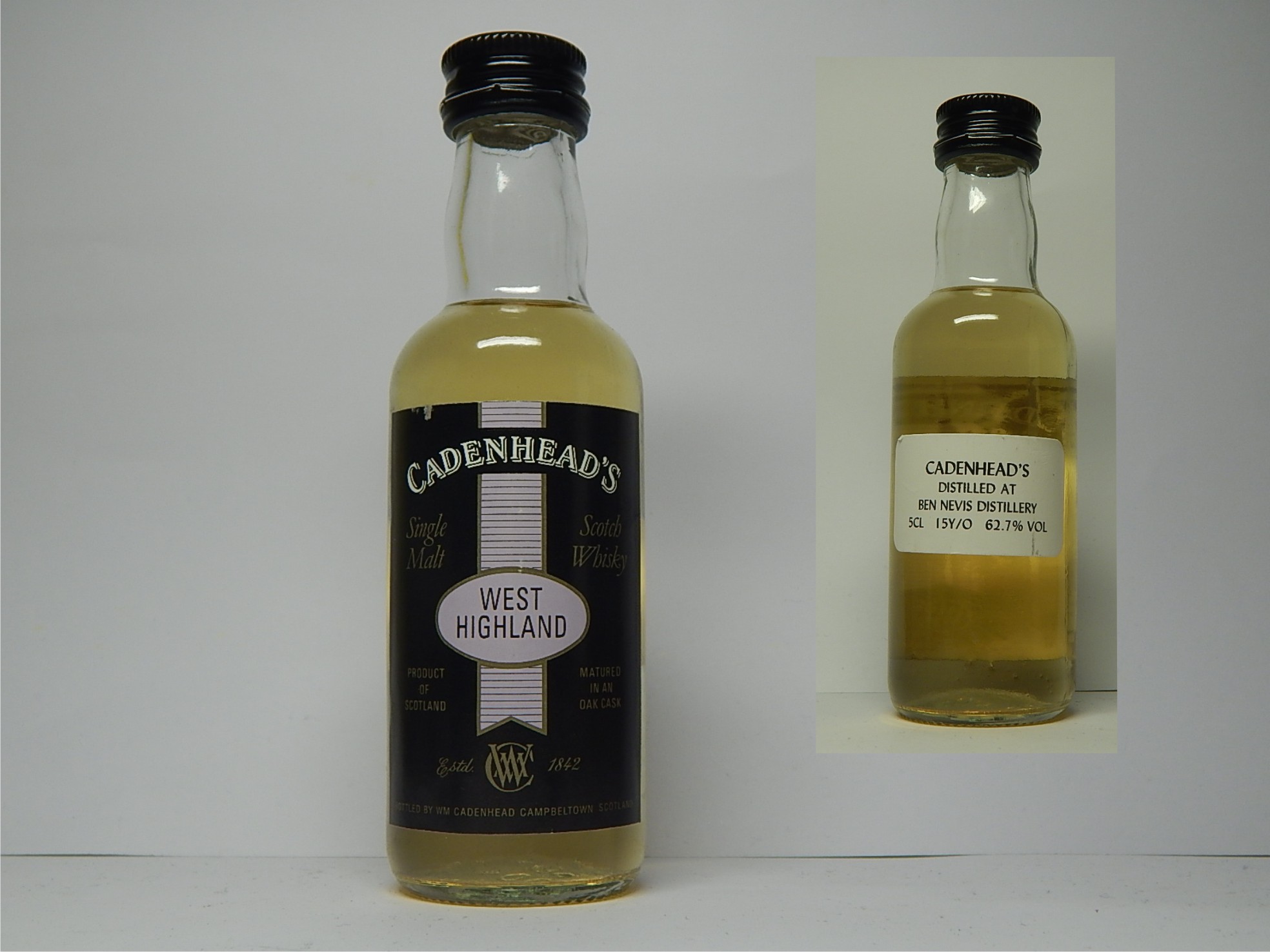 WHSMSW 15yo "Cadenhead´s" 5Cl. 62,7%VOL